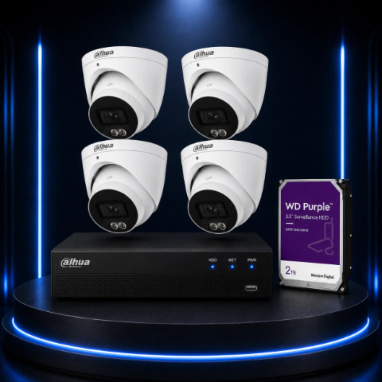 5MP WIZCOLOR IP Camera Kit — view 1
