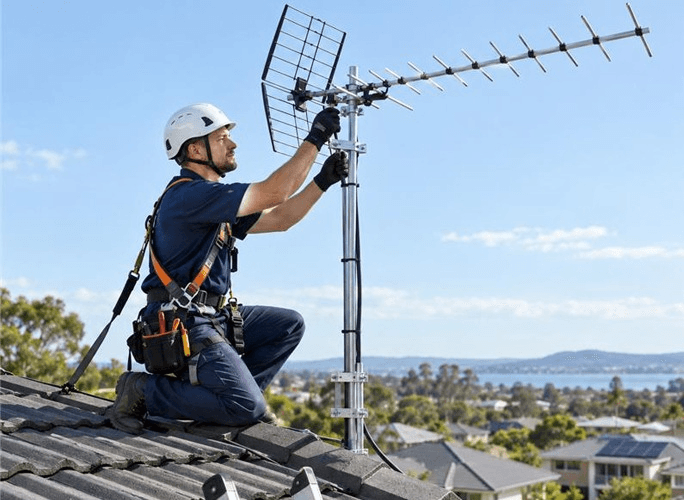 Digital antenna installation